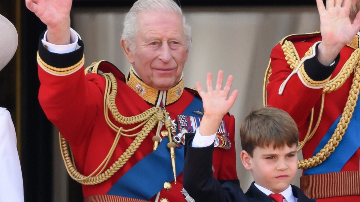 Prince Louis' best Trooping the Colour balcony moments revealed as royal watchers delighted by seven-year-old copying the King's wave