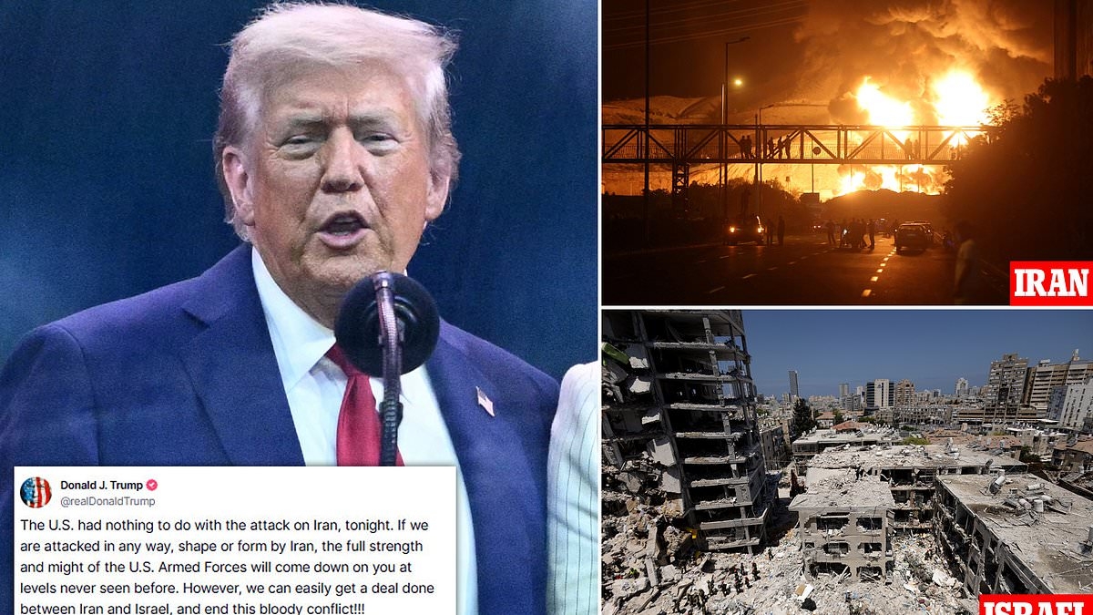 Trump issues ominous threat to Iran as Israel urges America to join spiraling conflict