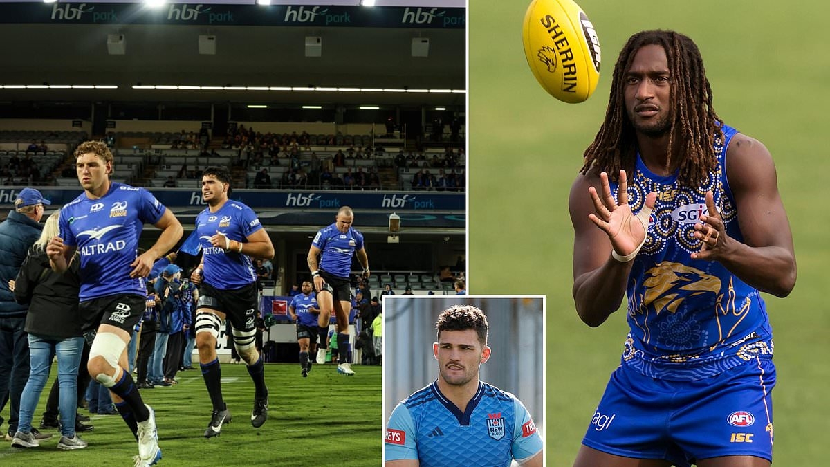 How footy legend Nic Naitanui and the Western Force are helping the NSW Blues prepare for their upcoming State of Origin clash - as star forward ruled out with horror eye injury