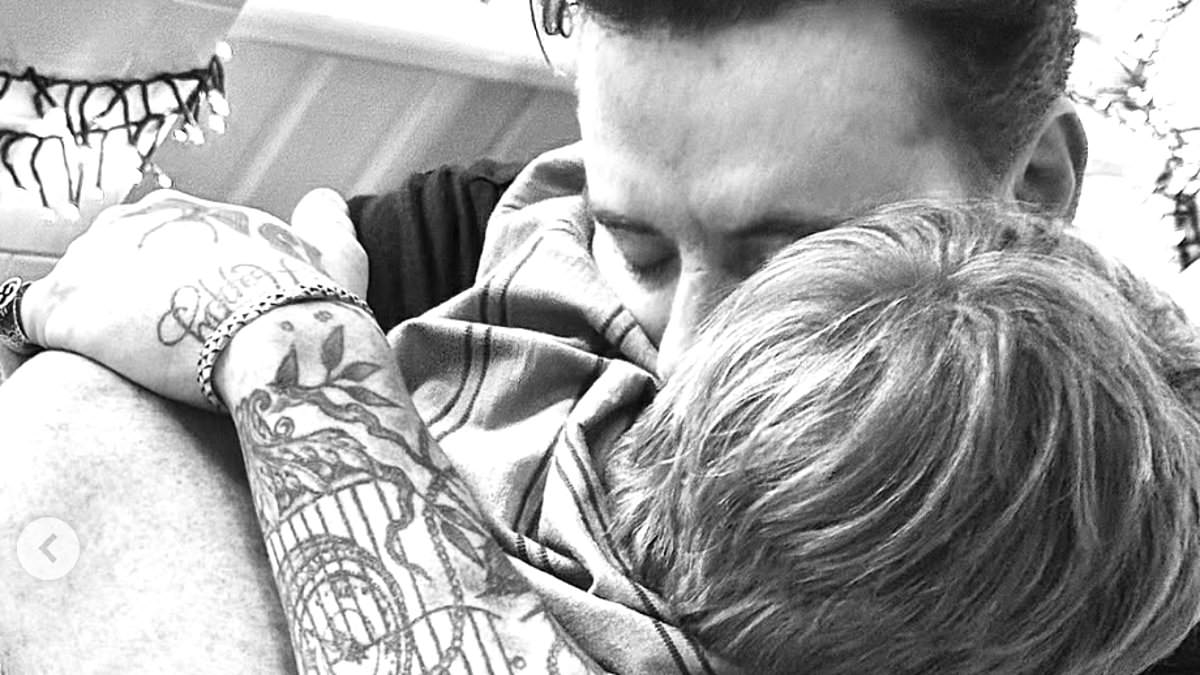 Danny Jones' wife Georgia posts first photo of McFly star in Father's Day tribute since his drunken kiss with Maura Higgins