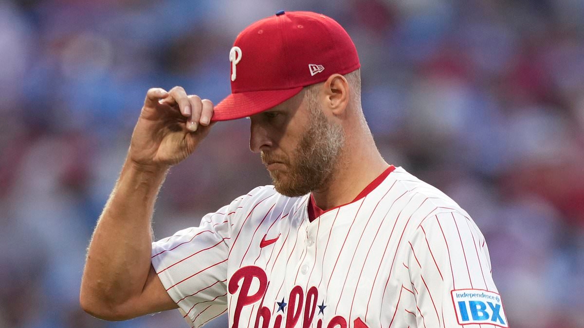BREAKING NEWS Star Philadelphia Phillies pitcher Zack Wheeler announces plan to retire when $126million deal ends
