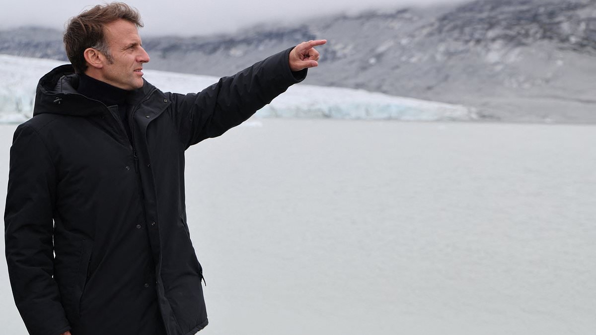 Macron sends blunt Trump a message as he lands in Greenland ahead of G7