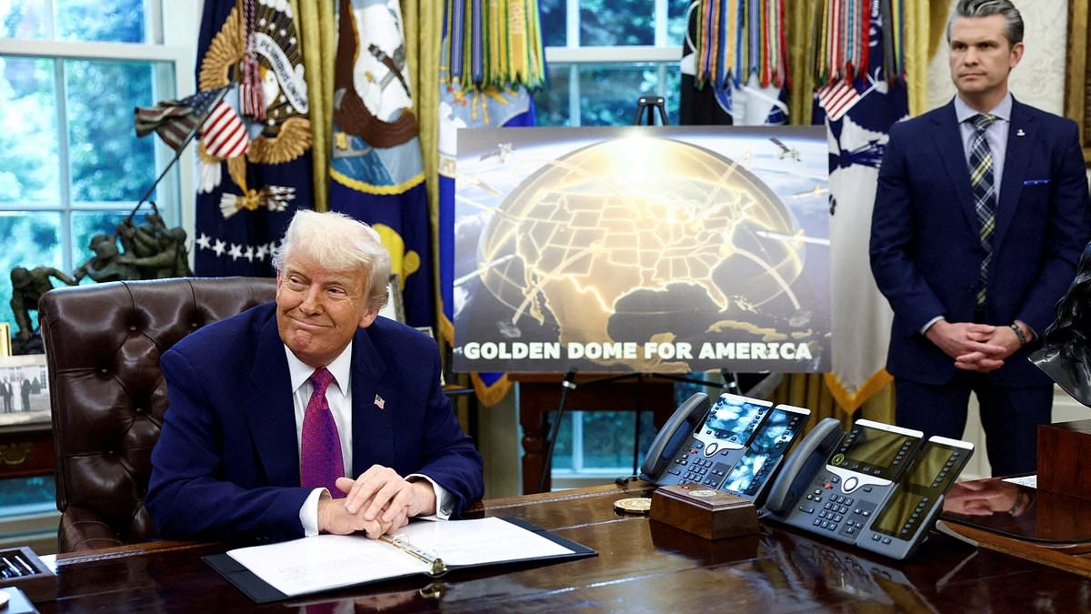 Experts reveal challenge to Trump's Canada-funded 'Golden Dome'