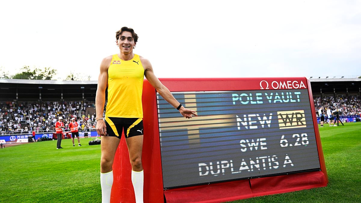 Incredible reason why Mondo Duplantis has now broken the pole vault world record TWELVE times - and it's earned him almost £1m