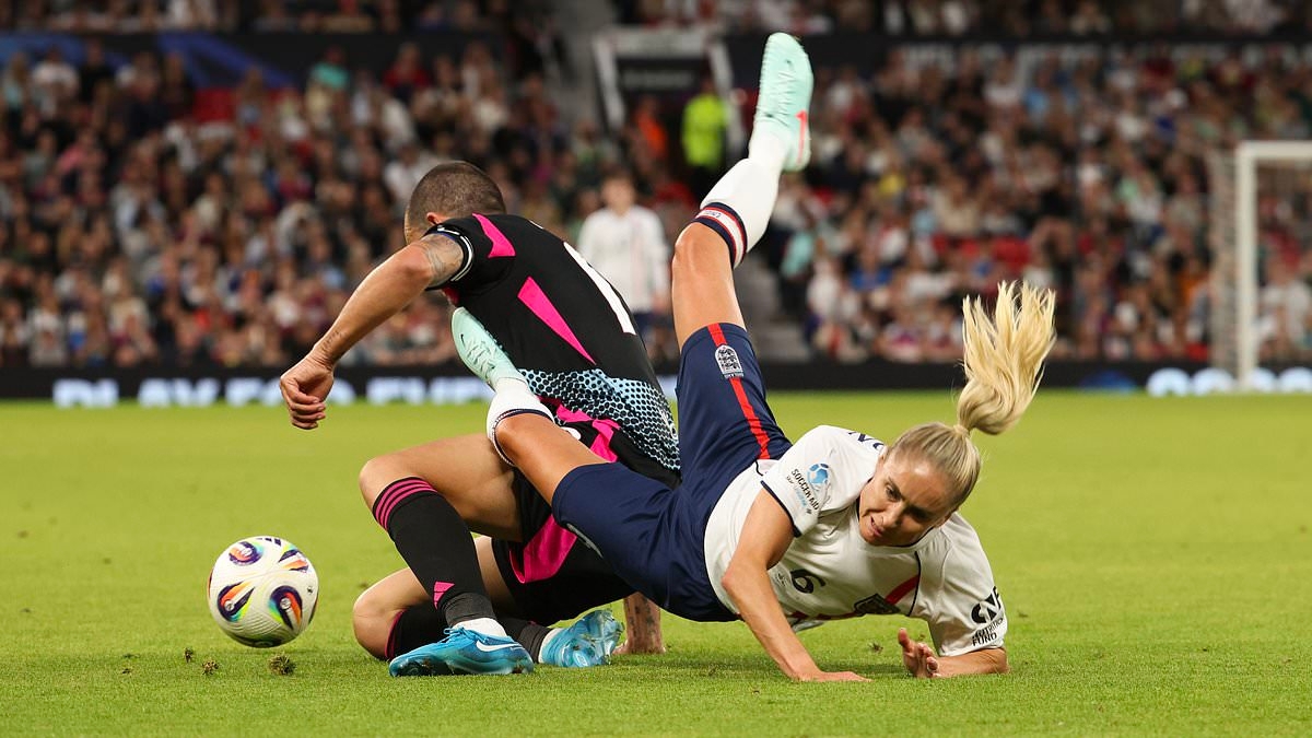 Leonardo Bonucci goes viral after leaving ex-England Women's captain Steph Houghton in a heap with brutal sliding tackle at Soccer Aid