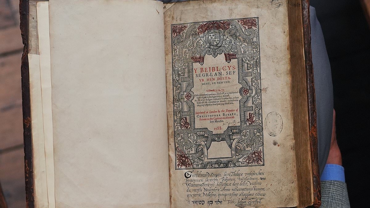 The Welsh Bible translated during the reign of Queen Elizabeth I but NEVER taken to Wales