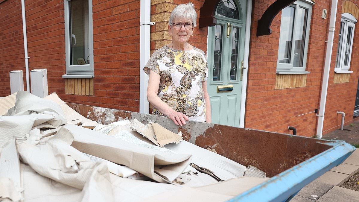 Elderly couple are forced to cancel their holiday after SKIP stuck on their driveway for months