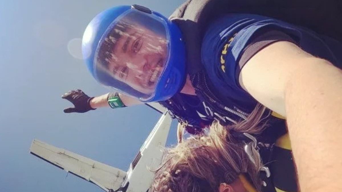 Sky dive instructor, 30, was training to be a chiropractor before plunging 15,000ft to his death in tragic tandem jump with 'adventurous' mother-of-four