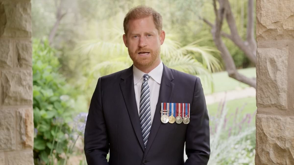 Prince Harry shows off surprise language skills in message in German to mark its first Veterans Day
