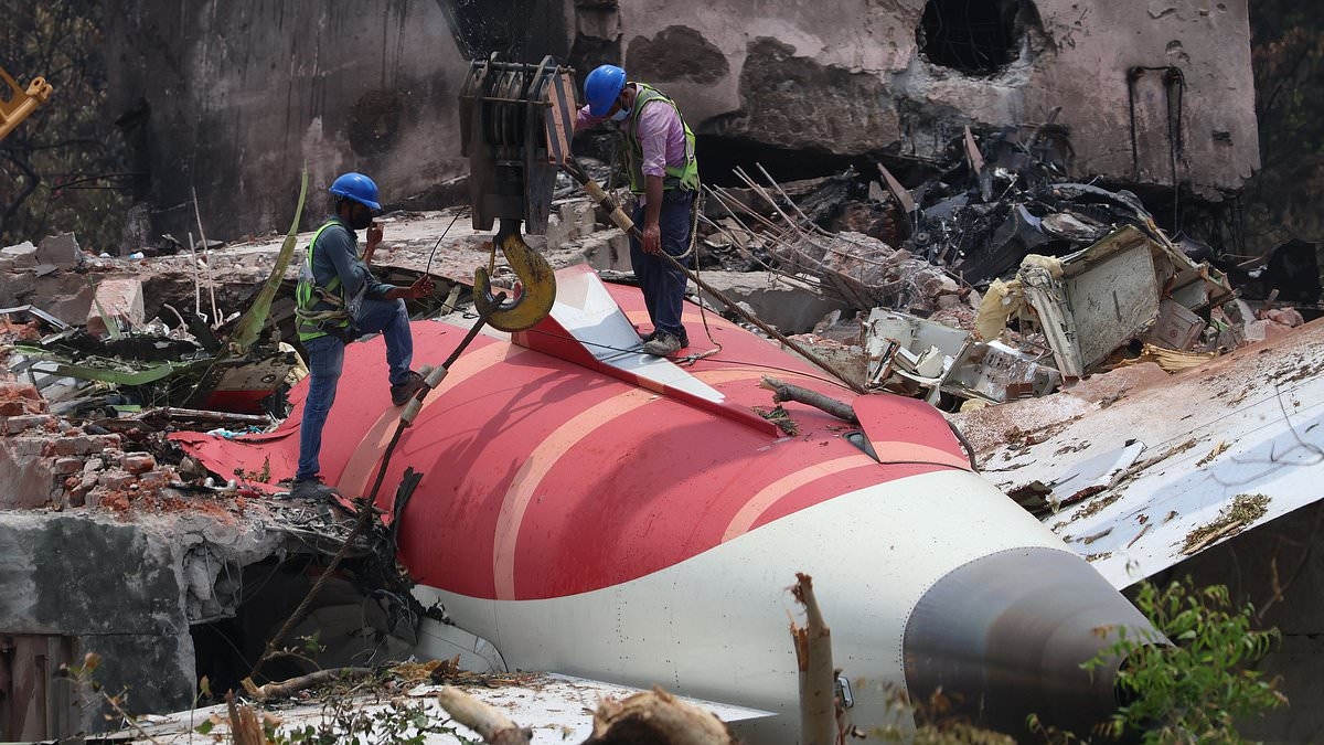 How miracle Brit survived crash: One mile in the air… then tail strikes medical building and jet smashes into pieces before survivor walks away from flaming wreckage while talking to his dad on phone