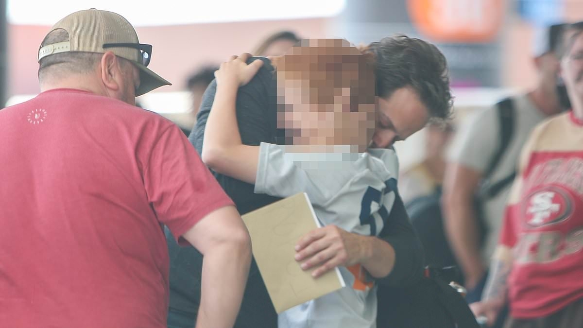 EXCLUSIVE Scott Wolf breaks cover for emotional Father's Day reunion with son amid shock divorce from wife Kelley
