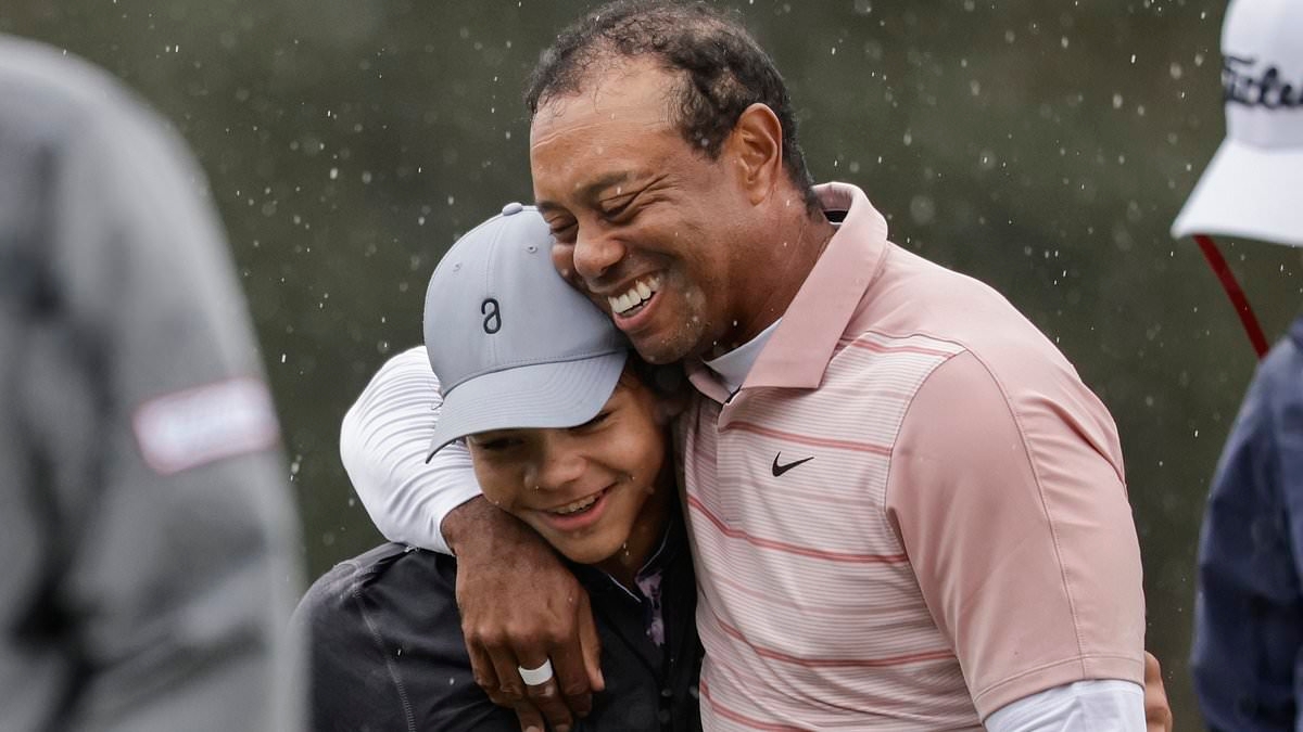 Charlie Woods hints at tense relationship with dad Tiger in Father's Day message