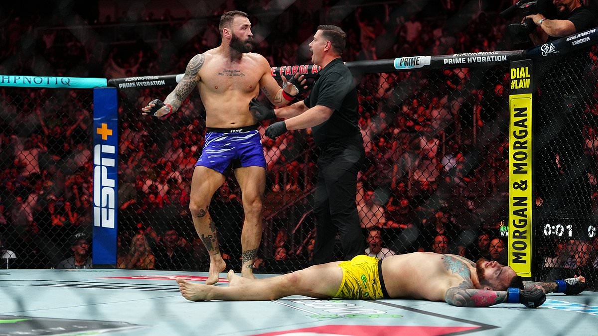 UFC fighter breaks his silence on bizarre moment he 'QUIT' during fight against Paul Craig as he hits back at fans after a torrent of abuse on social media