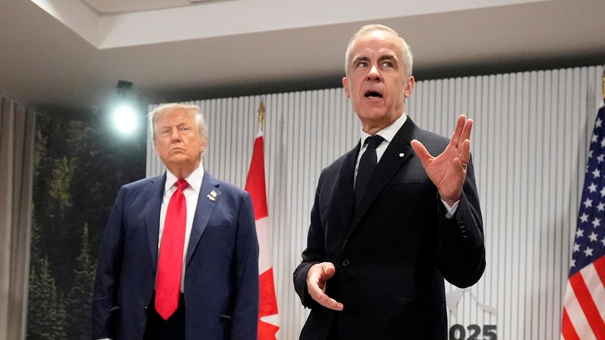 EXCLUSIVE Moment Trump is savagely cut off by Canada's Mark Carney showcases tense power struggle amid 51st state drama