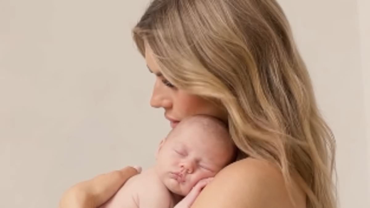 Arabella Chi cruelly mum-shamed by trolls as she beams with newborn daughter Gigi for their first photoshoot