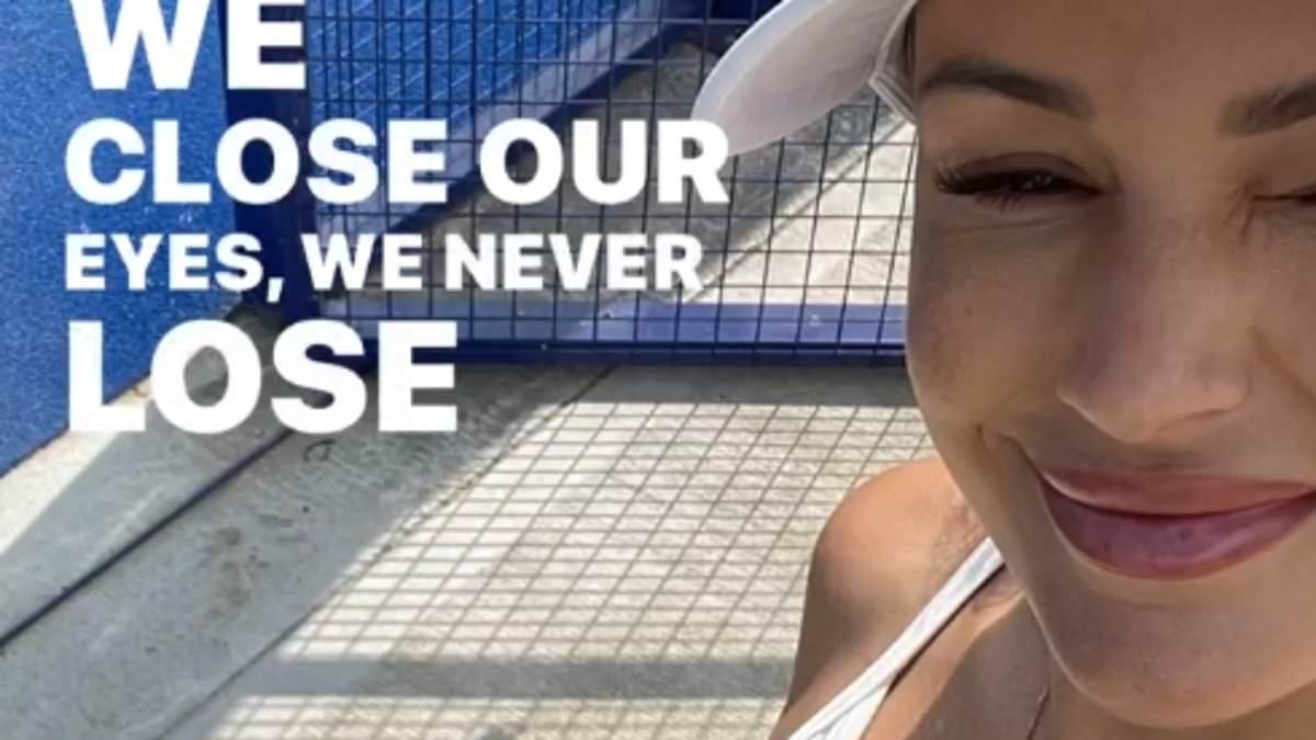 Michelle Keegan stuns in white sports bra as she works up a sweat on paddle ball court after marking her return from maternity leave with new 'six-figure deal'