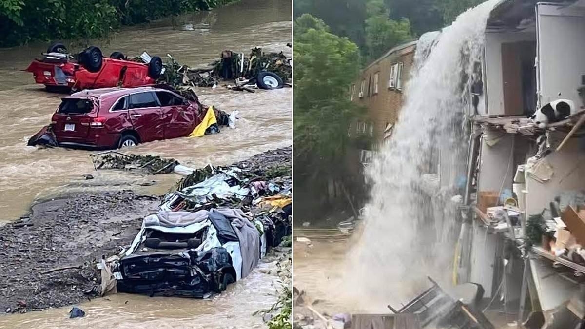 Warning over biblical flooding set to thrash US as 3-year-old becomes latest victim to drown