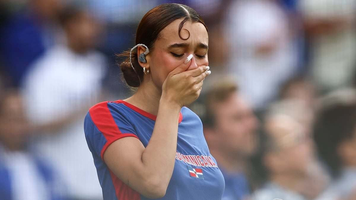 Dodgers fans give verdict on national anthem singer Nezza's ICE protest as she speaks out on 'insane' reaction