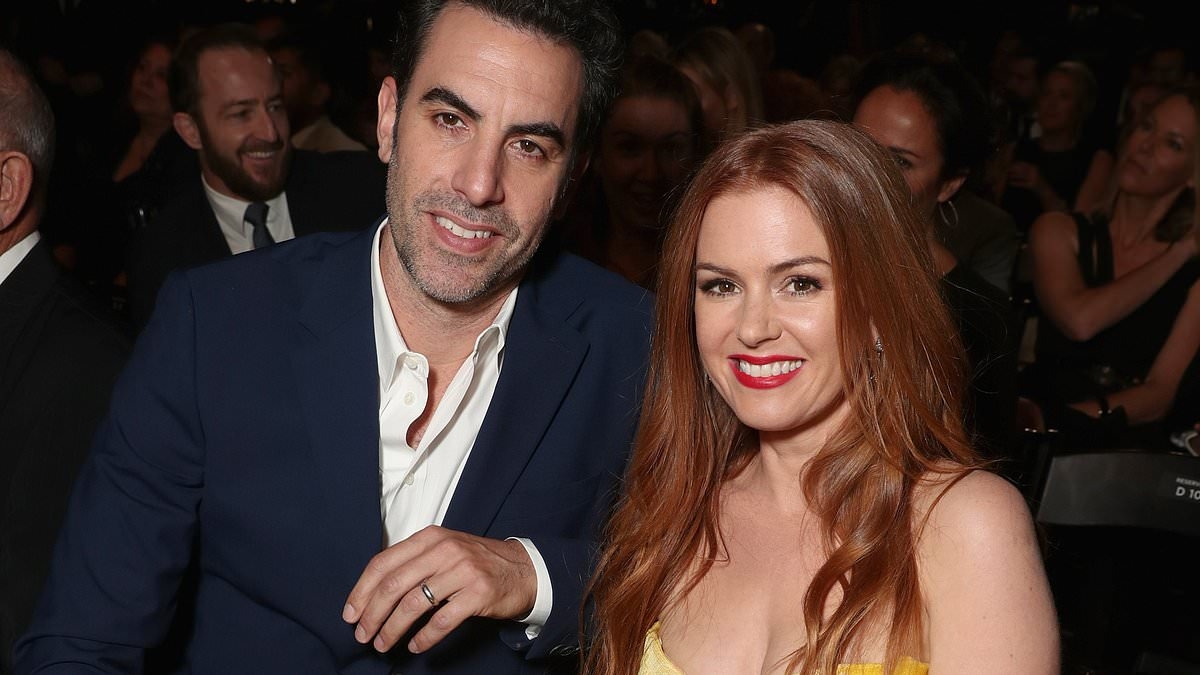 Isla Fisher shares touching Father's Day tribute to ex-husband Sacha Baron Cohen - just days after finalising their divorce