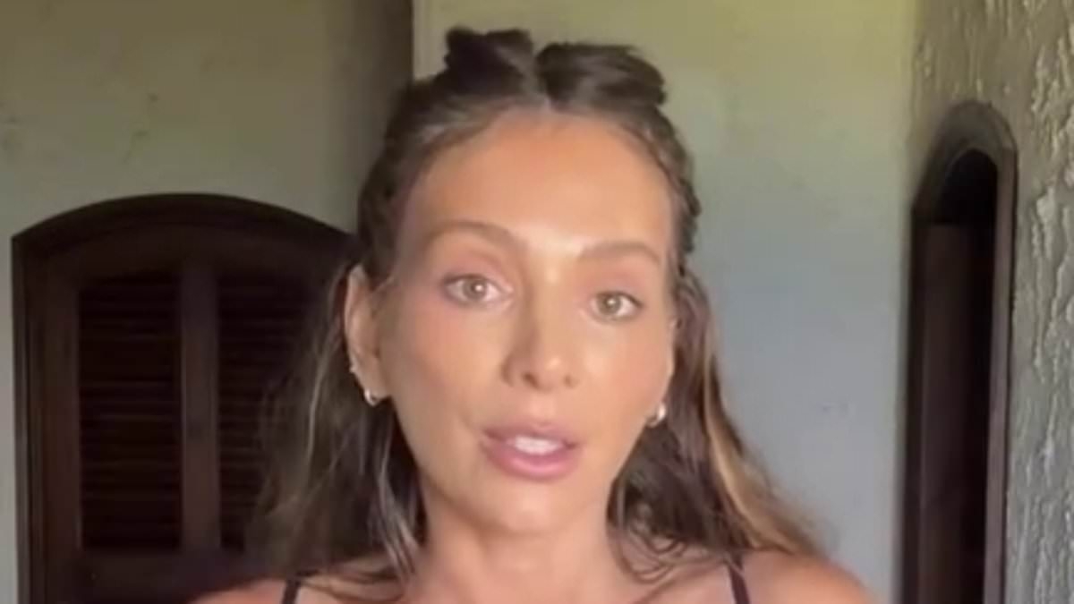 Nadia Bartel flaunts her ample cleavage and bikini body as she models swimwear during envy-inducing trip to Sicily