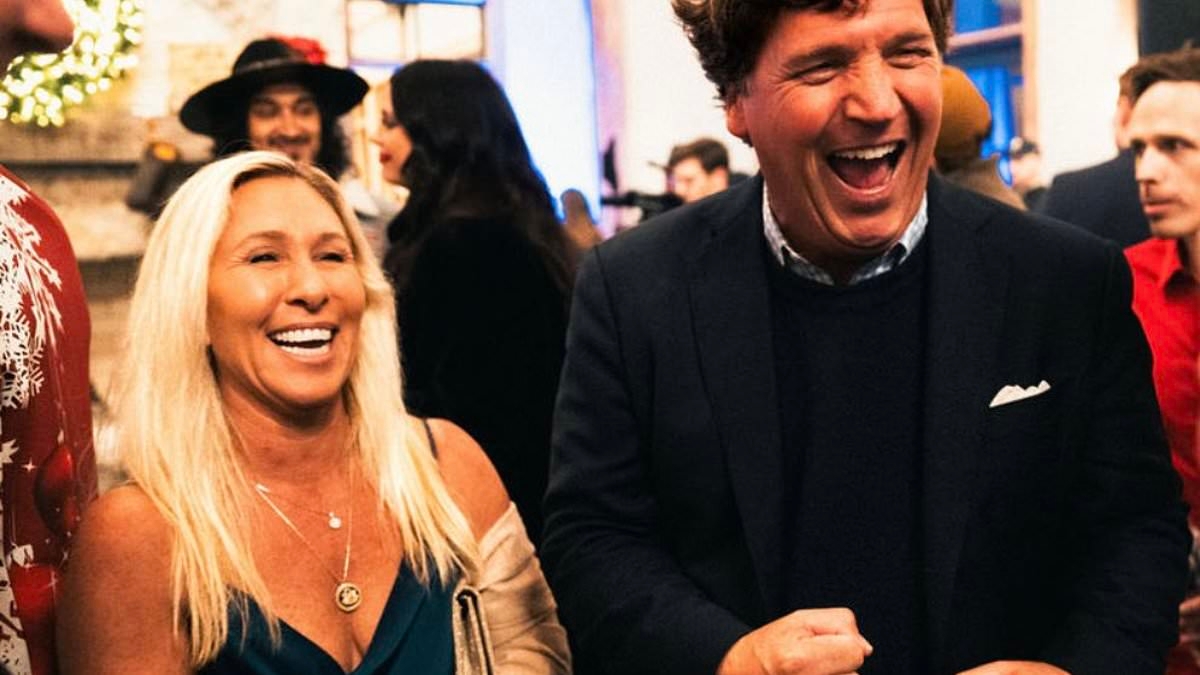 Trump's savage word to describe Tucker Carlson that sends Marjorie Taylor Greene ballistic during MAGA war