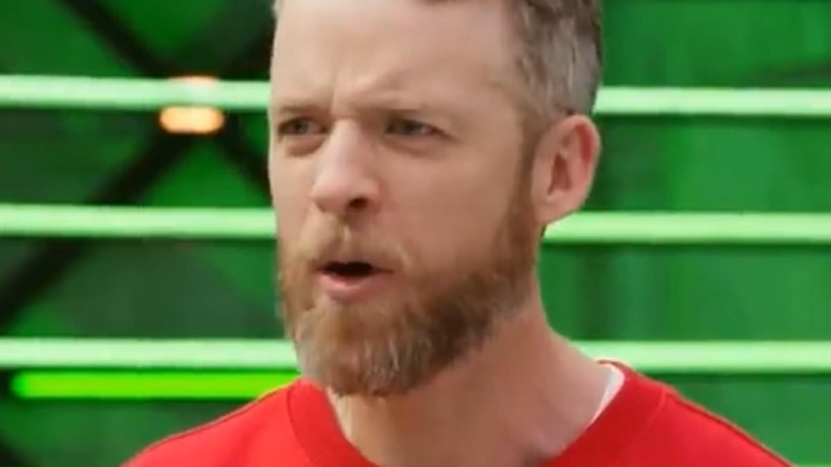 Hamish Blake's chilli eating contest ends in tears on Lego Masters Australia
