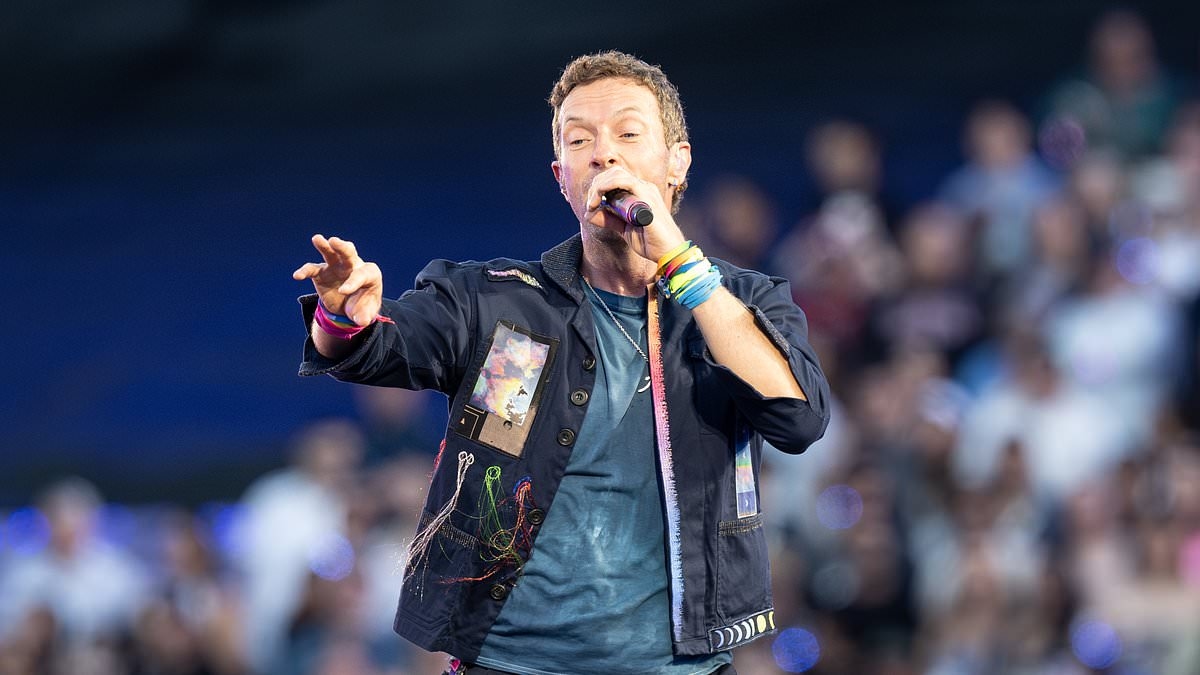 Coldplay are named highest-earning act from live shows this year as their eye-watering revenue is revealed