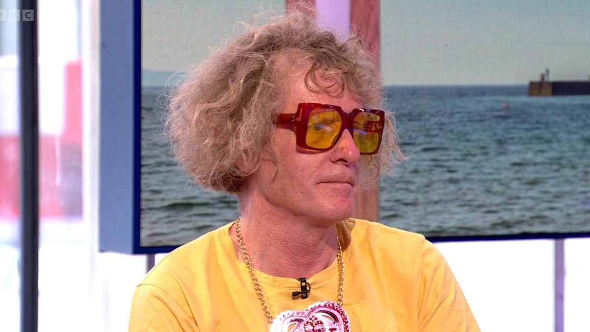 The One Show fans gasp 'how has he got away with that?!' after spotting VERY crude message on Grayson Perry's necklace
