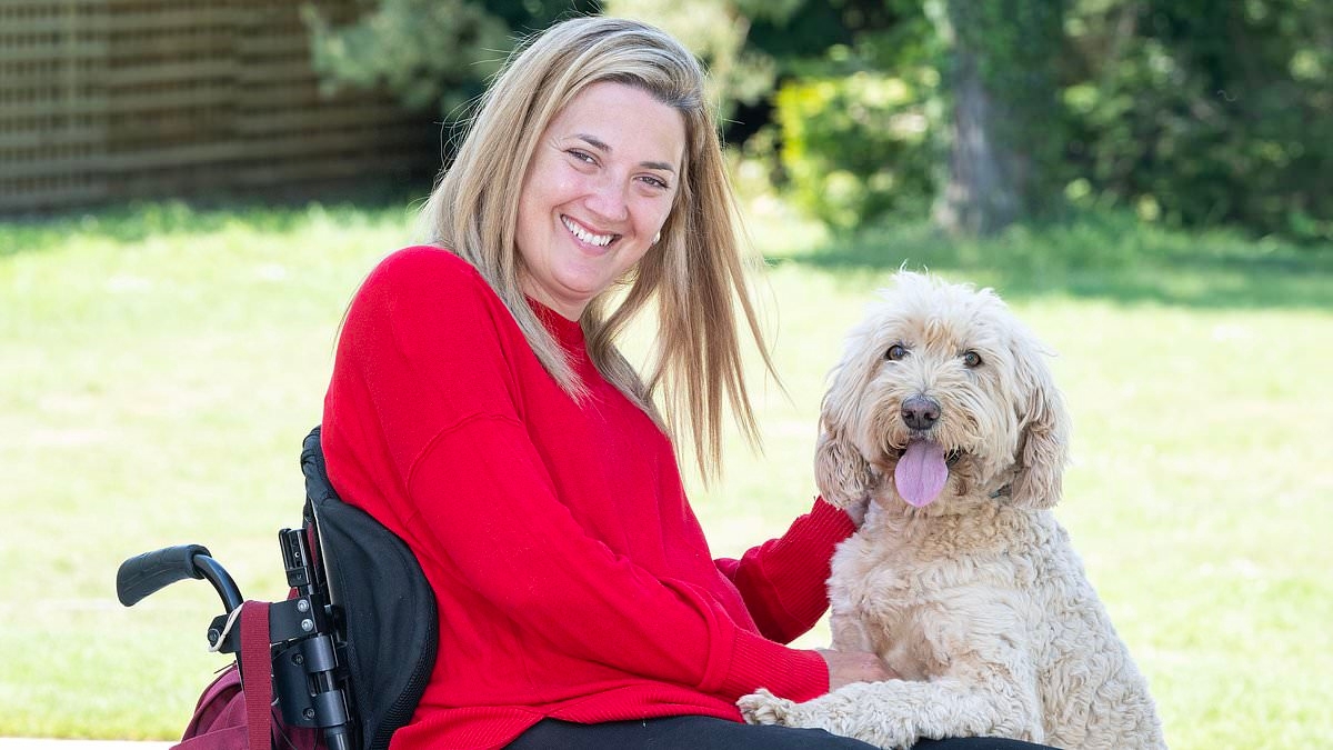 Spine zapper that means despite her paralysis, Sarra can now brush her daughter's hair again