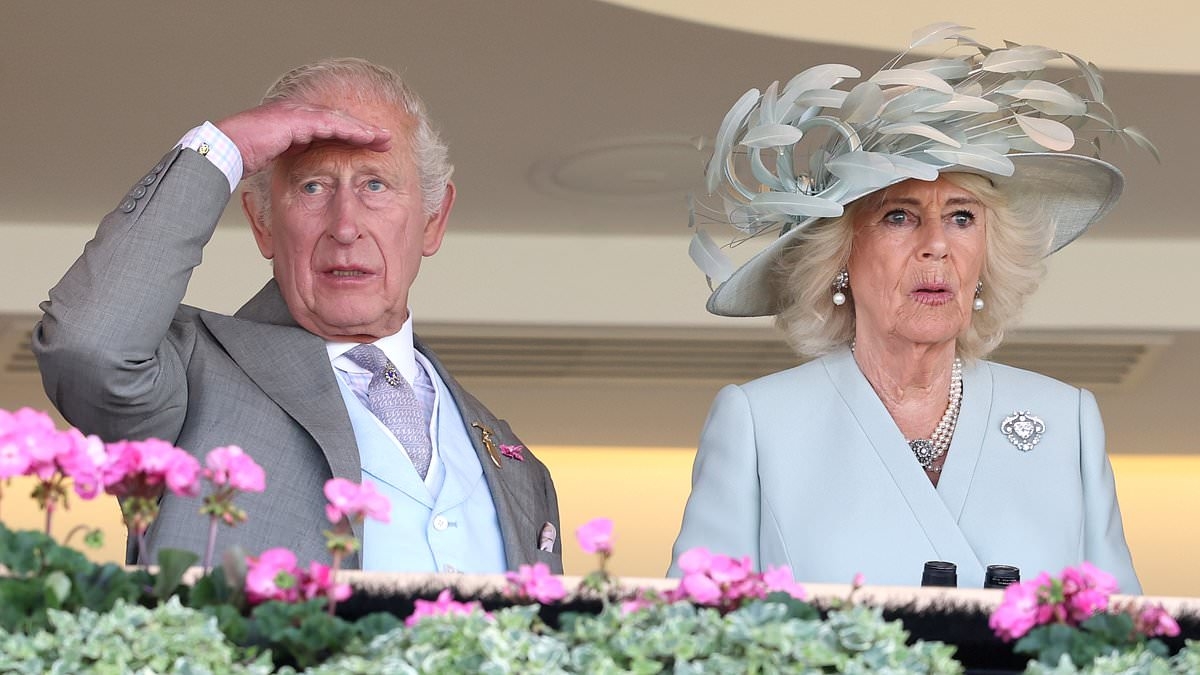 BREAKING NEWS King Charles III's horse Reaching High is well-beaten in the Ascot Stakes on the first day of royal race meeting