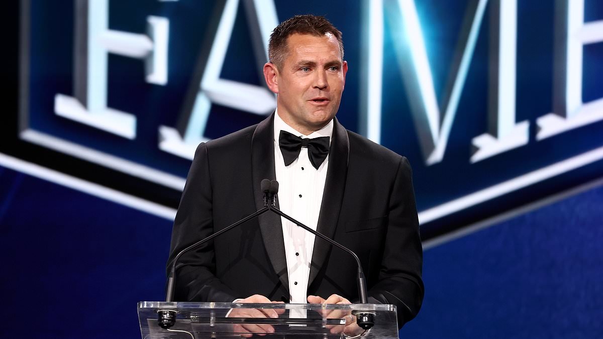 Footy great Luke Hodge lifts the lid on why he was forced to take a trip to the emergency room this week after suffering a nasty cut to his head
