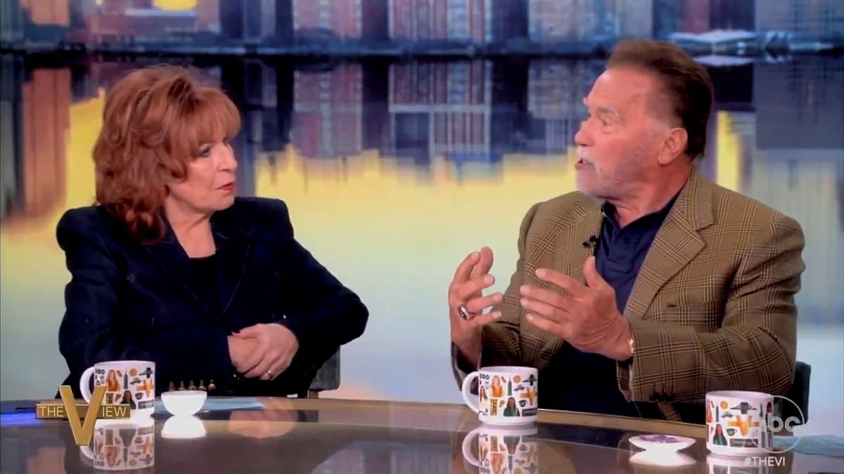 Arnold Schwarzenegger refuses to get drawn into anti-ICE sentiment on The View after being challenged on immigration issues