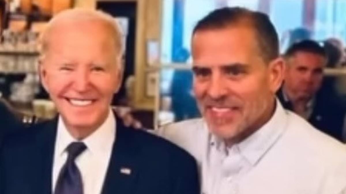 Hollywood star divides fans as he poses with Joe Biden and controversial son Hunter after slamming Trump