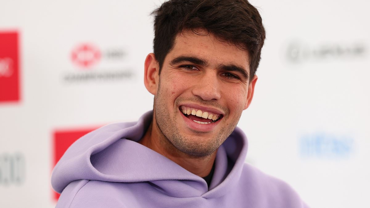 Revealed: How Carlos Alcaraz made a 'special request' to partner with Emma Raducanu for box-office US Open mixed doubles - as French Open champion dubs British No1 'the boss'!