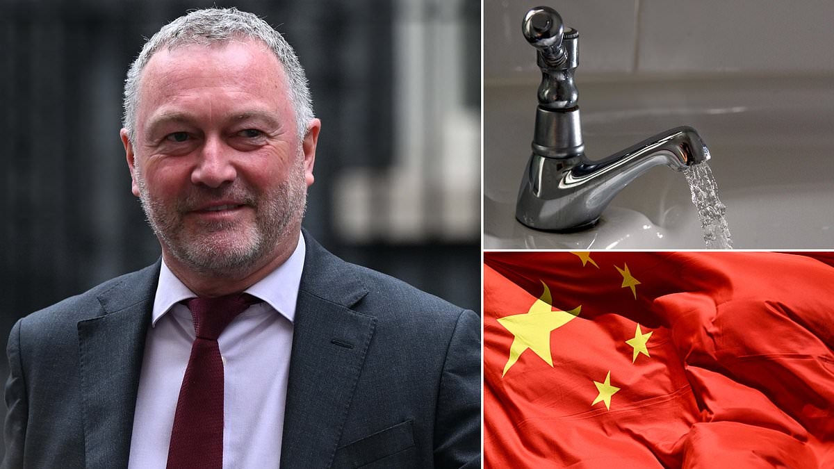 Ban Chinese companies from investing in British water utilities, ministers urged