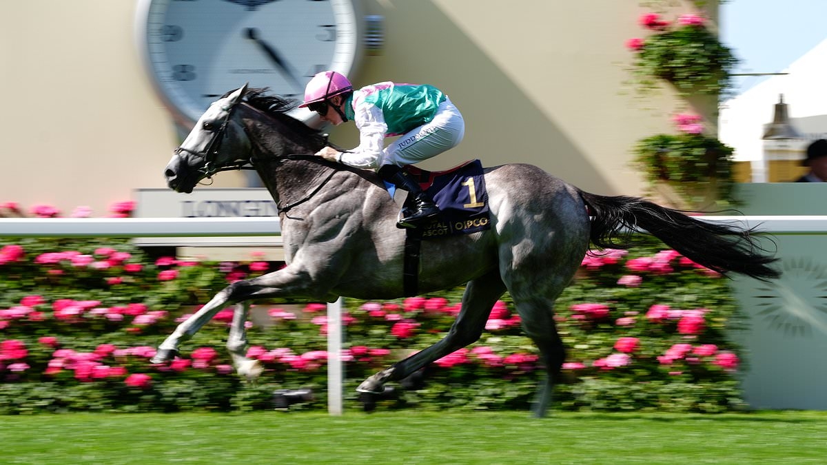 King Charles III's hopes for Reaching High may have been dashed, writes DOMINIC KING - but the first day of Royal Ascot belonged to full-throttle Field of Gold