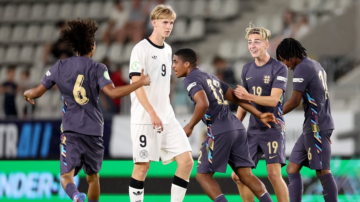 Roaring defiance, lads! England's Young Lions claw their way back from 5-1 down to earn stunning 5-5 DRAW with Germany at UEFA U19 Euros