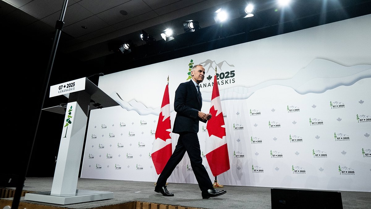 Donald Trump leaving G7 early was 'no problem' says Mark Carney as summit ends with no statement on Ukraine