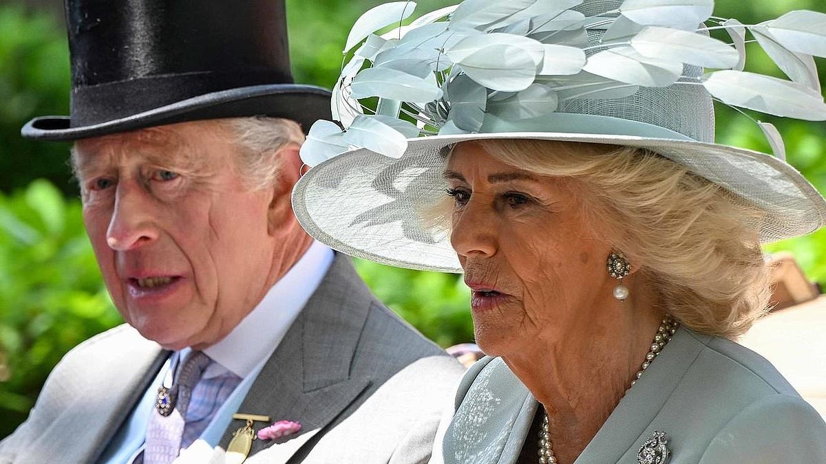 Lip reader reveals Queen Camilla's panicked conversation with close companion Lady Sarah Keswick at Royal Ascot - and the King's cheeky quip