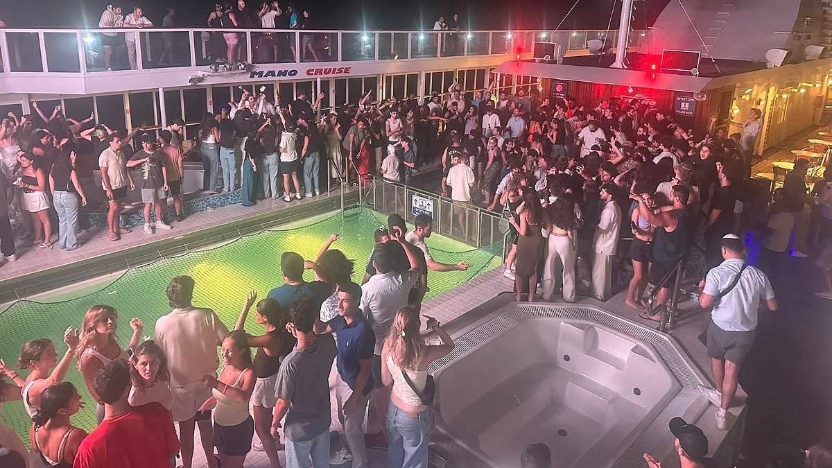 Thousands of young tourists stranded in Israel evacuated on a luxury cruise ship to Cyprus