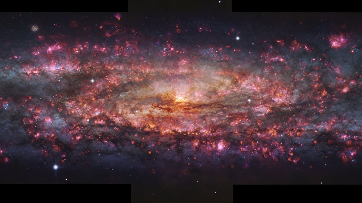 Scientists capture the most detailed image of a galaxy yet – covering an area about 65,000 light-years wide