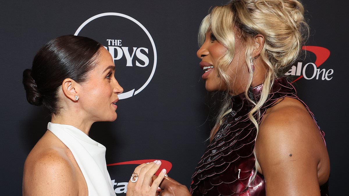 EXCLUSIVE Meghan's 'complex' reaction to the success of her 'good friend' Serena Williams: Body language expert claims Duchess expresses 'concealed emotions' when talking about her pal