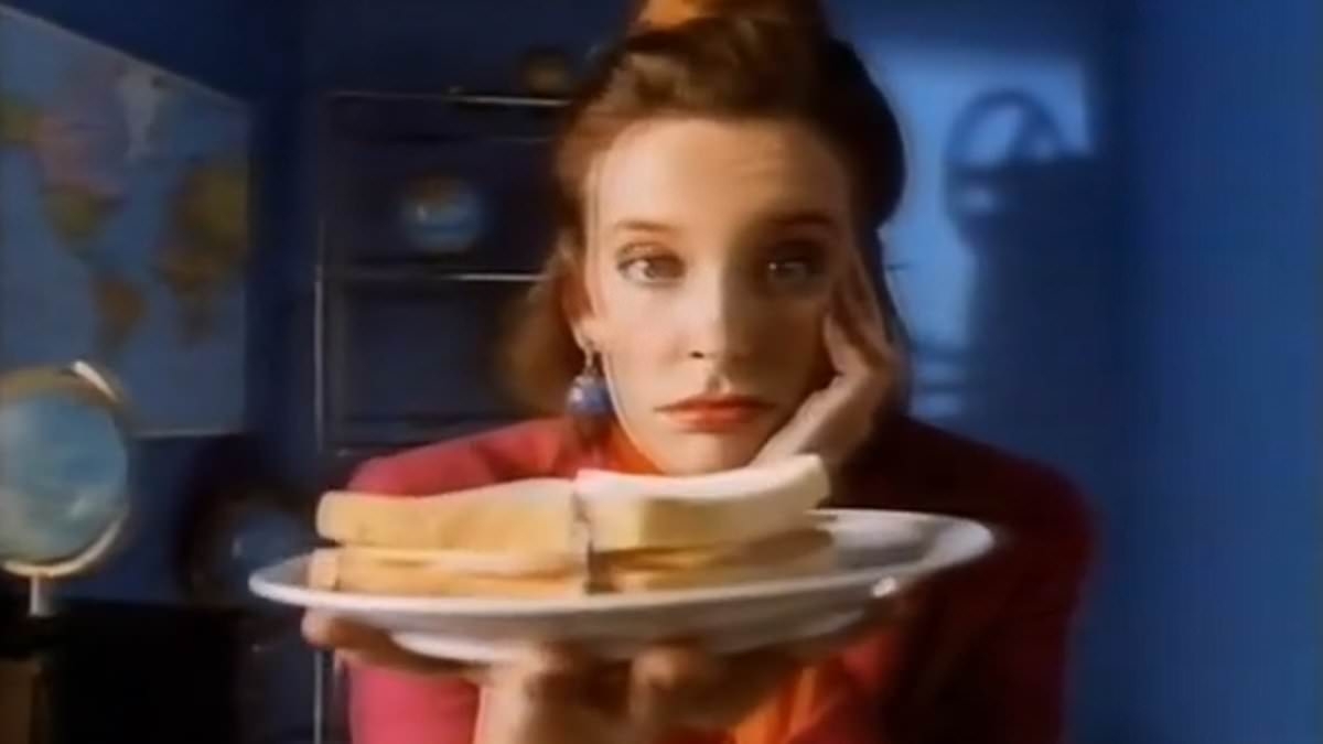 Guess who! Hollywood star featured in 1990s ad before she was famous - as the quirky commercial goes viral