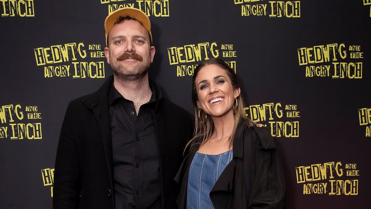 Newly single Georgia Love sets tongues wagging as she steps out with male pal at opening night of Hedwig and the Angry Inch in Melbourne after split from husband Lee Elliot