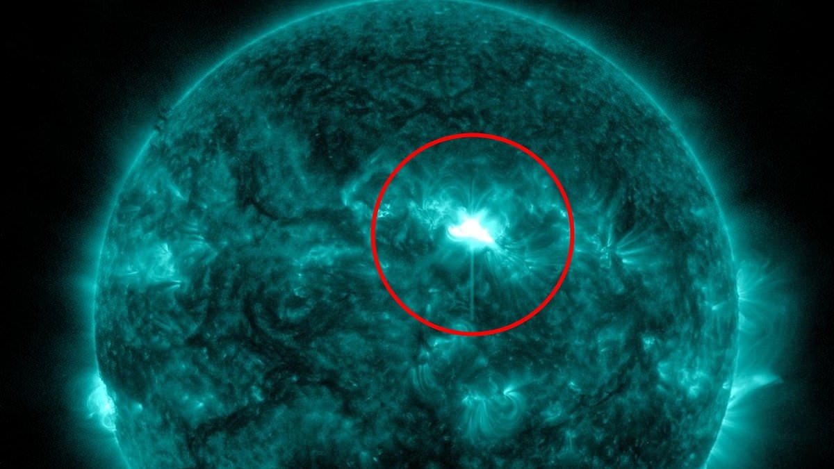 US hit by blackouts as sun releases colossal burst of radiation... and experts warn more is to come