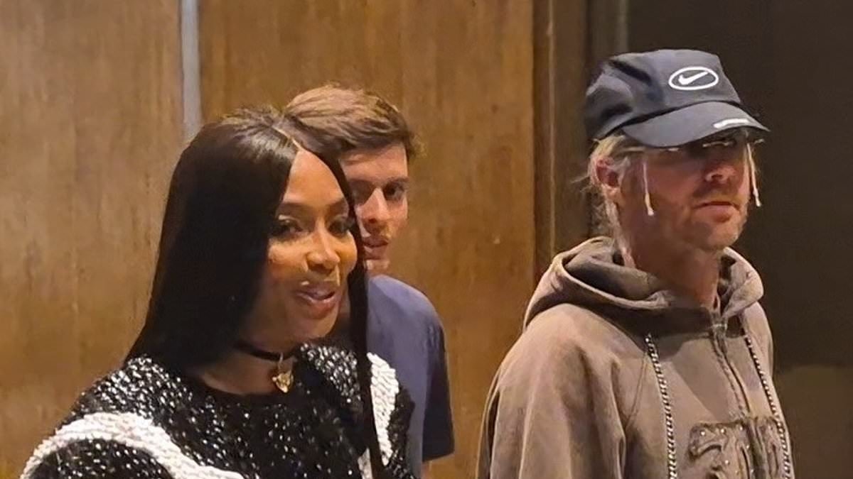 Naomi Campbell fuels rumours she's reunited with German DJ boyfriend Rampa as they attend event together