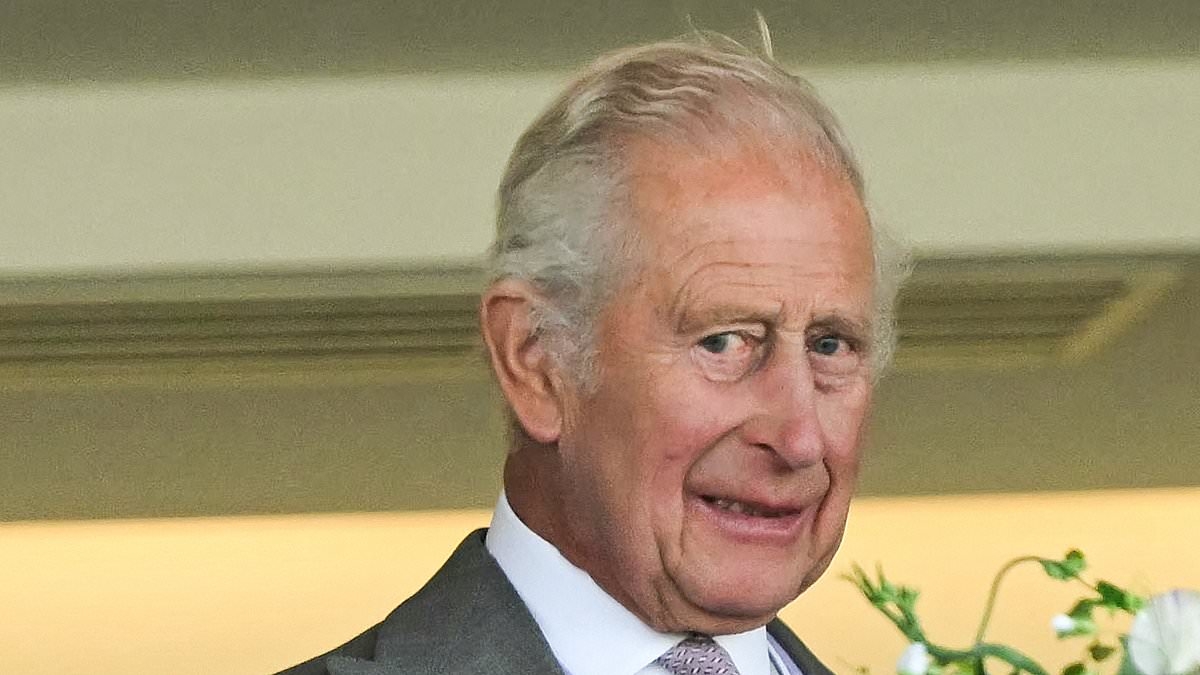 King Charles III is left disappointed as Rainbow's Edge finishes seventh in Kensington Palace Stakes - a day after his horse was easily beaten on Royal Ascot opening day