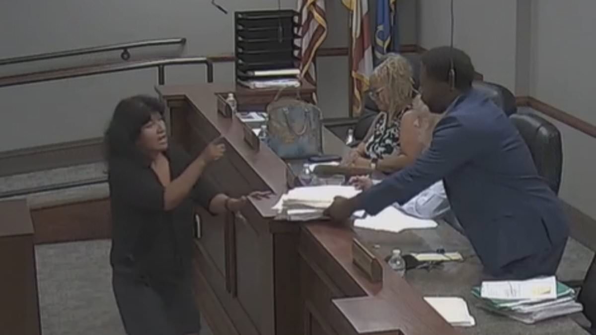 Jaw-droppingly petty war erupts at town council meeting... and it was all caught on camera