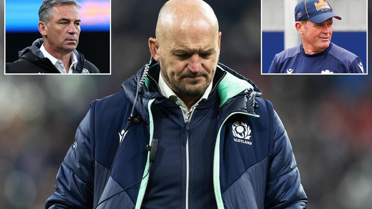 We want Gregor to stay on, says Scottish Rugby chief as he backs Townsend despite disappointing Six Nations... and having highly-rated Franco Smith waiting in the wings