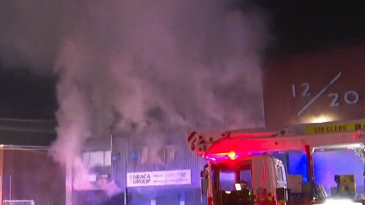 BREAKING NEWS Marrickville fire: Huge blaze breaks out at factory